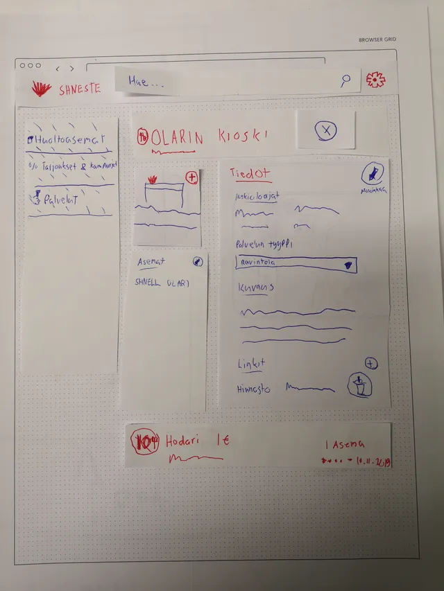 Paper prototype